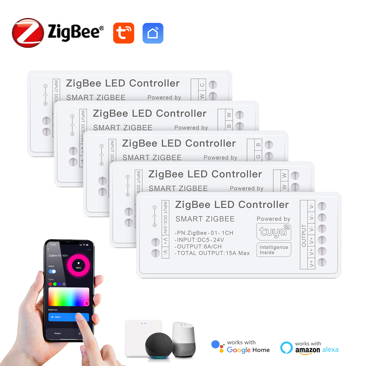 Zigbee Coordinator Stick - Zigbee Smart LED Controller works with