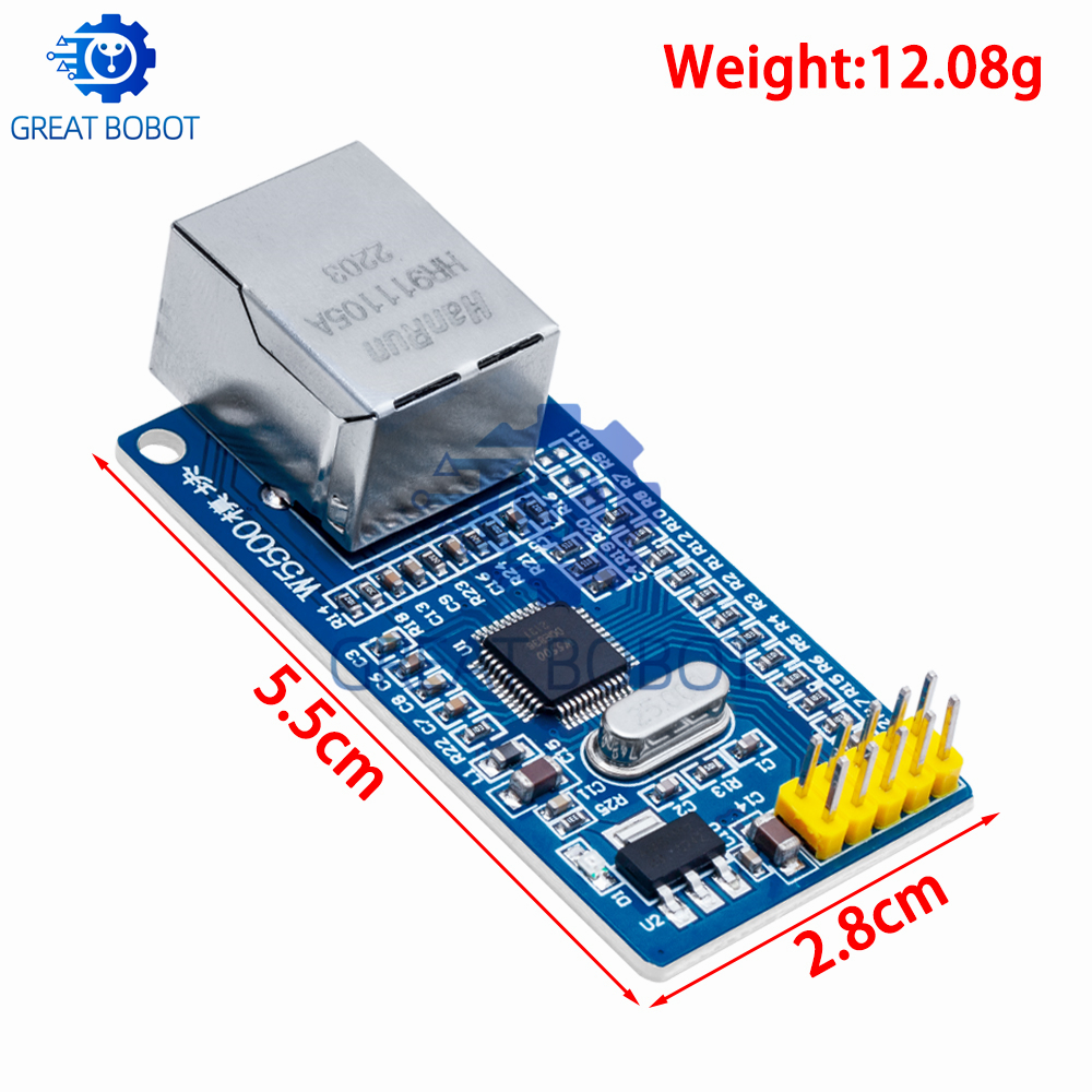 BS 1PCS  W5500 Ethernet networ - Ethernet Module W5500 ulasan dan harga