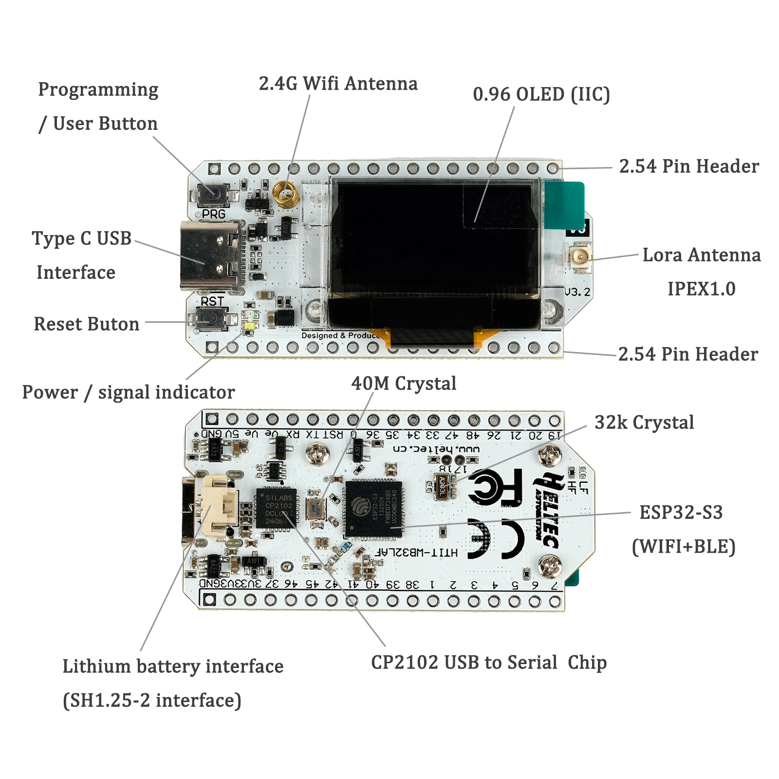 2Sets LoRa32 V3 868MHz 915MHz  - Smart Home Automation Diy ulasan dan harga