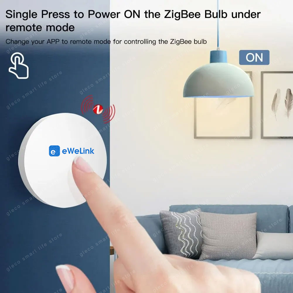 New Zigbee Button Scene Switch - Home Automation Technology ulasan dan harga