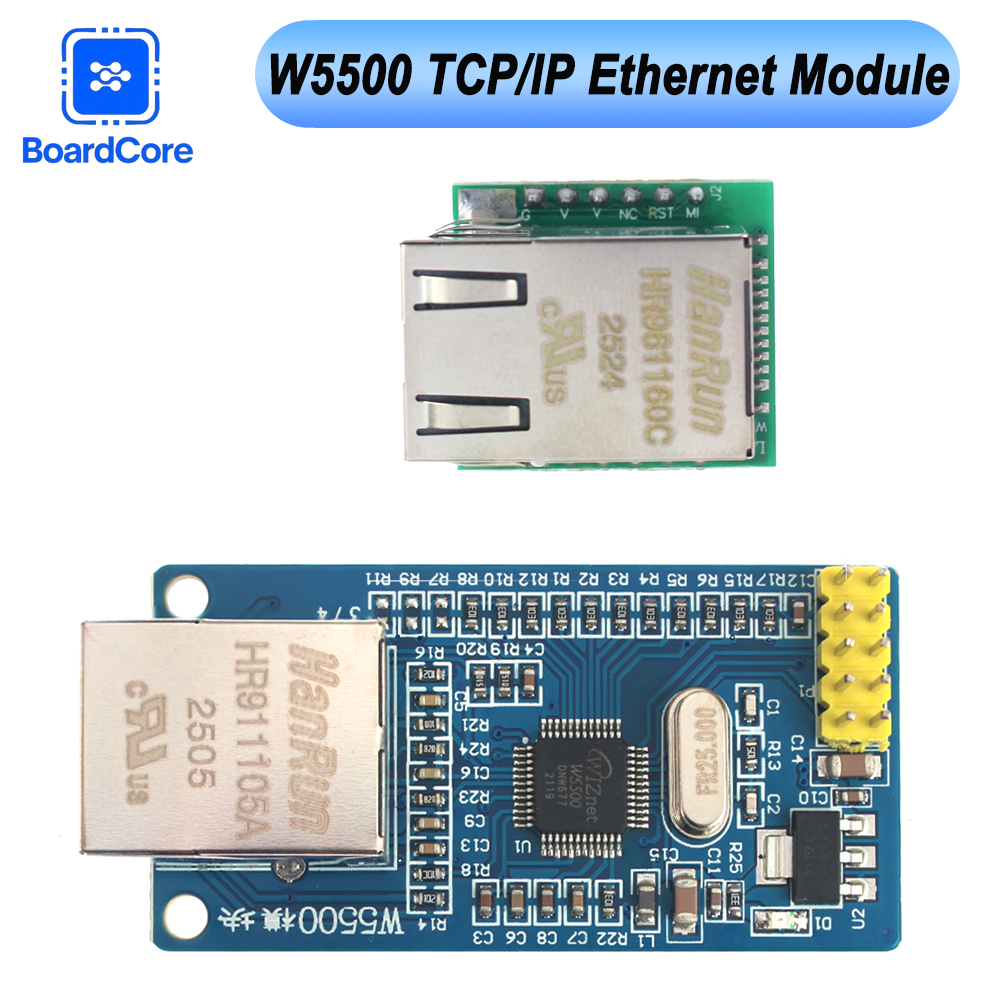 1PC 3.3V W5500 Chip New SPI to - Ethernet Module W5500 ulasan dan harga