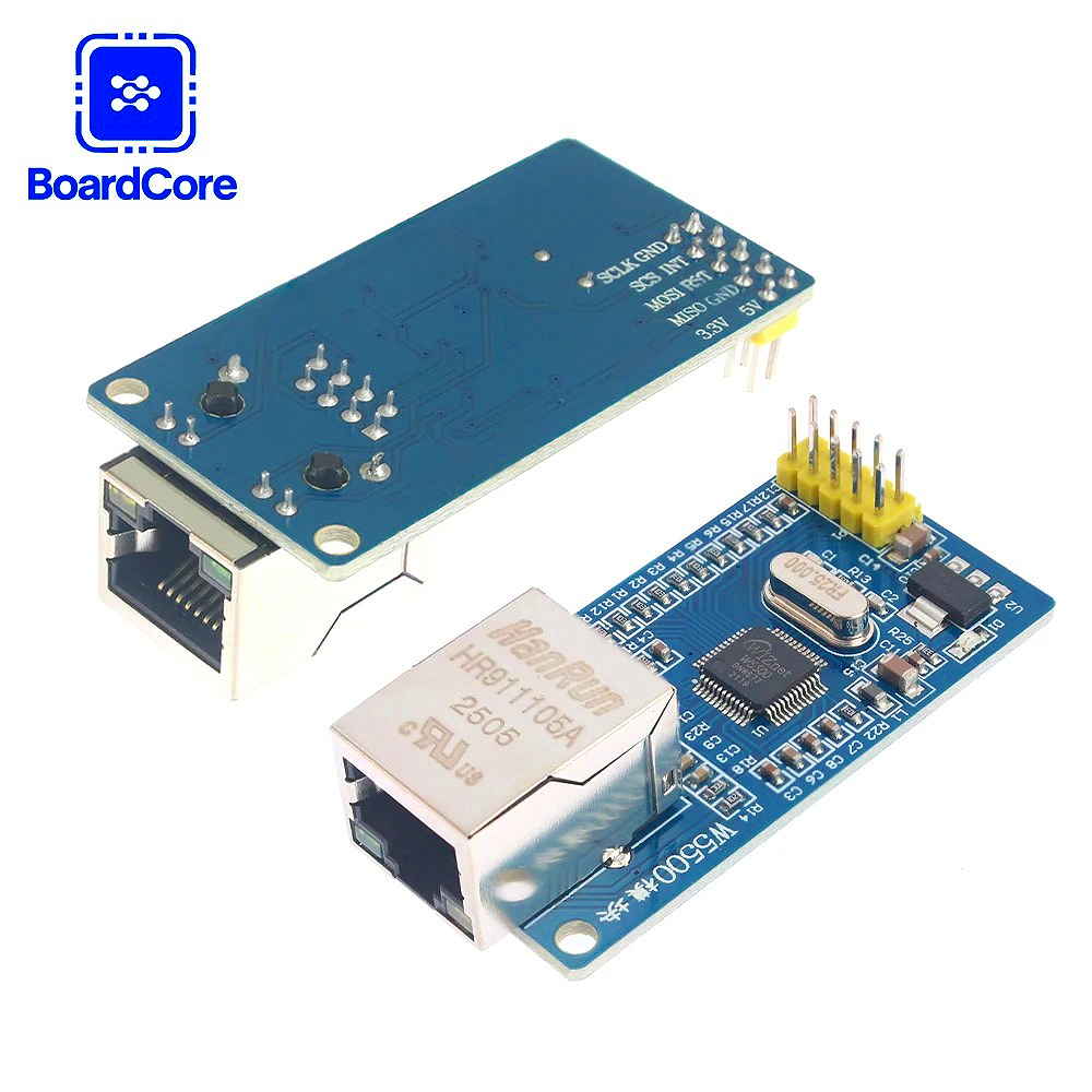 1PC 3.3V W5500 Chip New SPI to - Ethernet Module W5500 ulasan dan harga