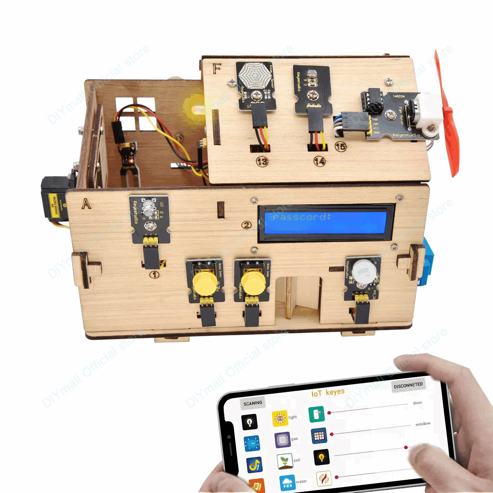 Keyestudio Smart IoT Home Kit  - Home Automation Diy ulasan dan harga