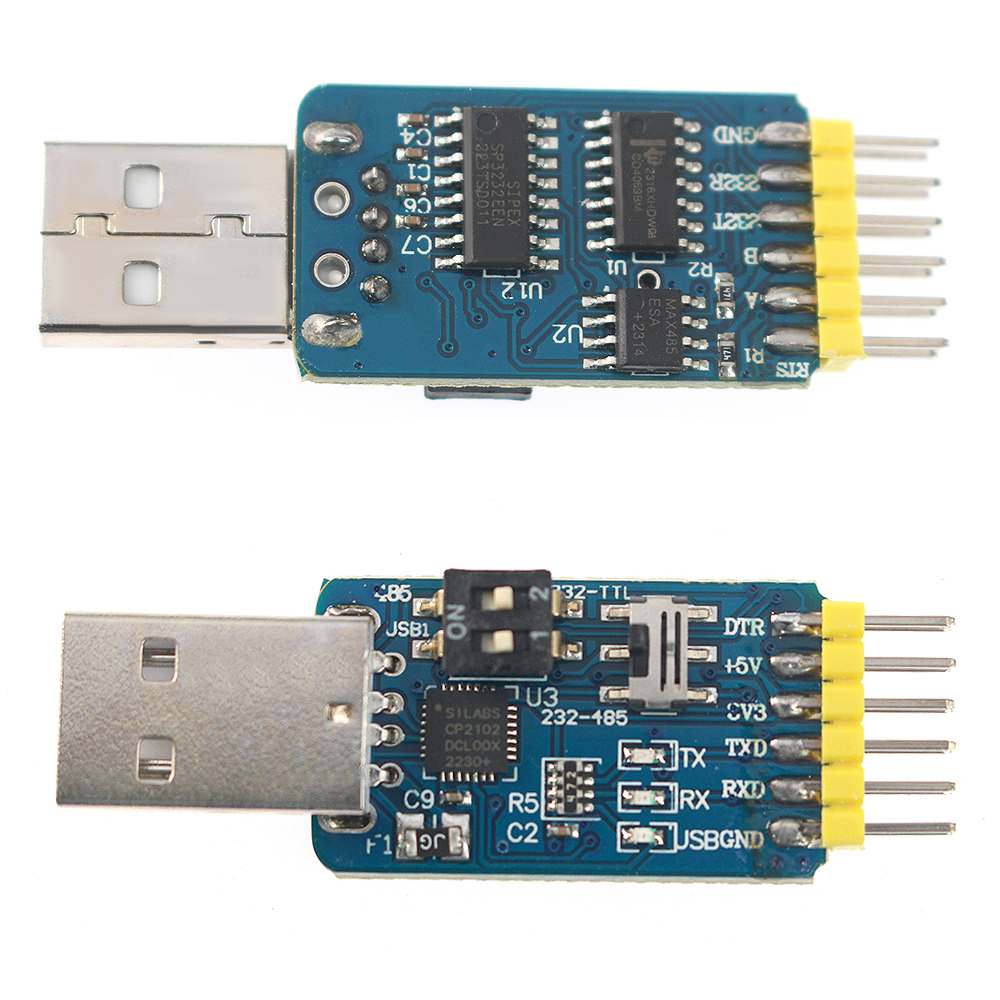 6 in 1 USB Serial Adapter CP21 - Level Shifter 3.3V ulasan dan harga