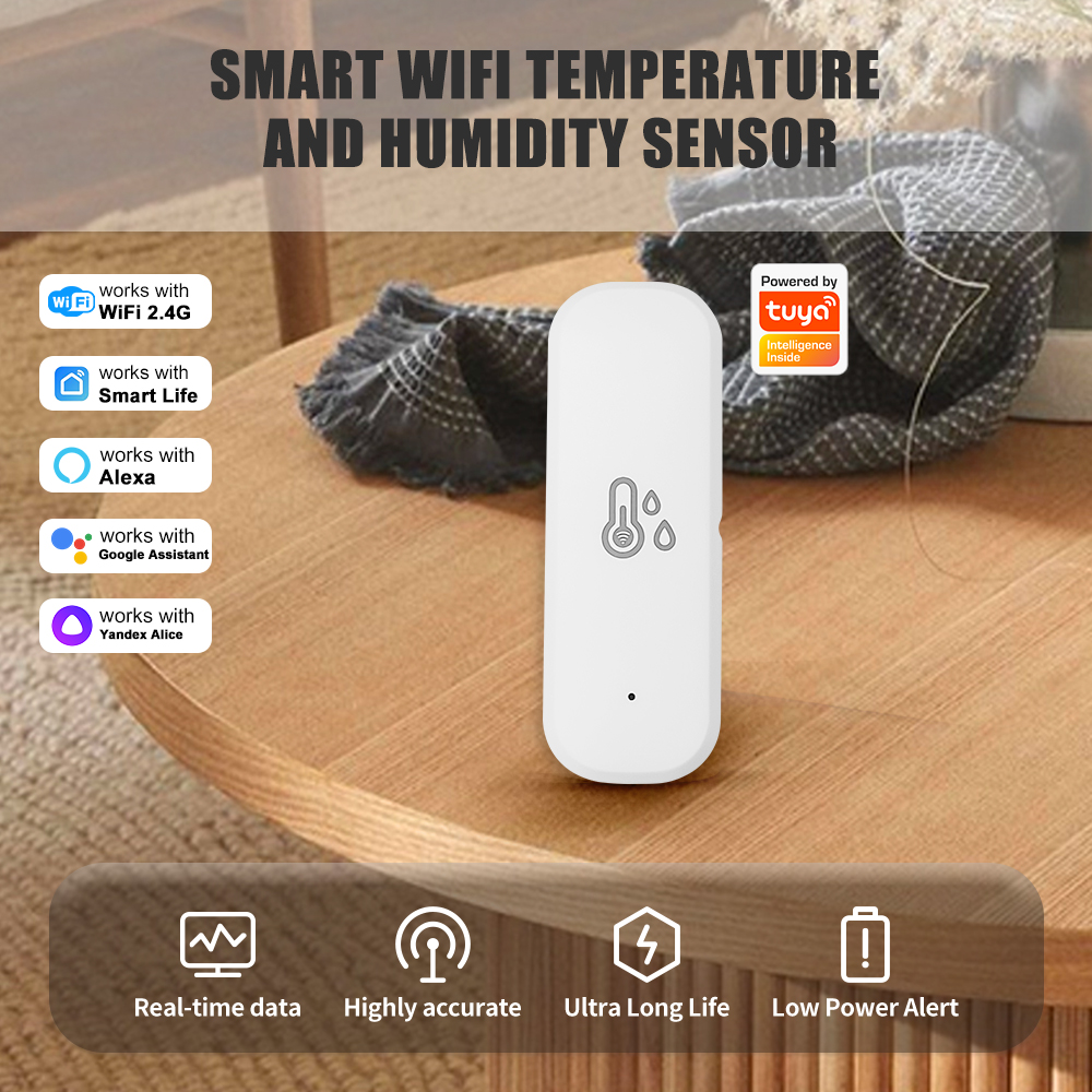 Tuya WiFi Temperature and Humi - Home Automation Technology ulasan dan harga