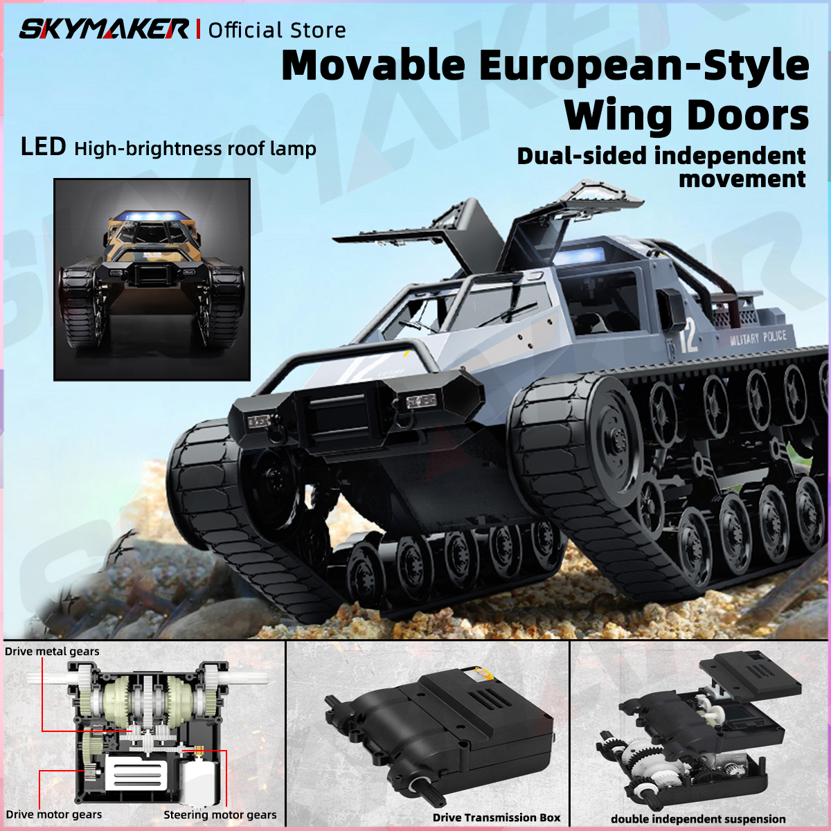 JJRC C8812 Max Tracked Tank Mo - Home Automation Tutorial ulasan dan harga