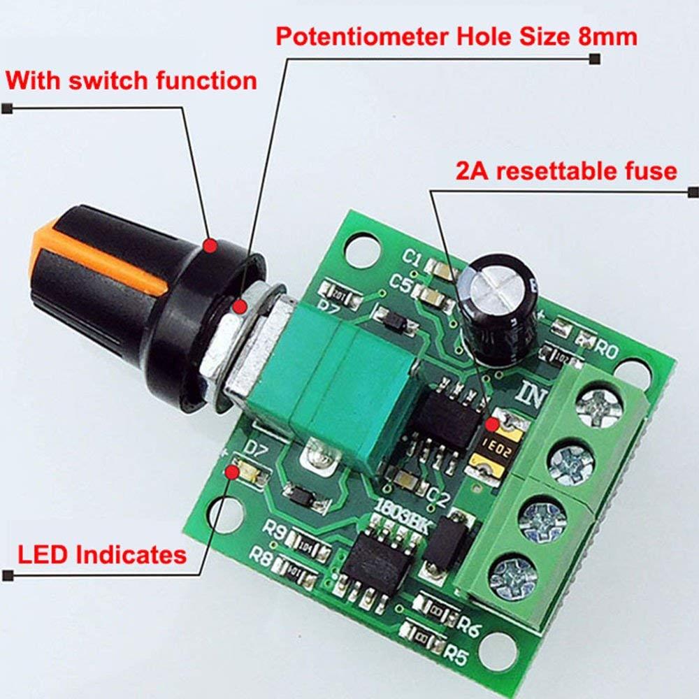 0-100% Adjustable PWM Motor Sp - Level Shifter 3.3V ulasan dan harga