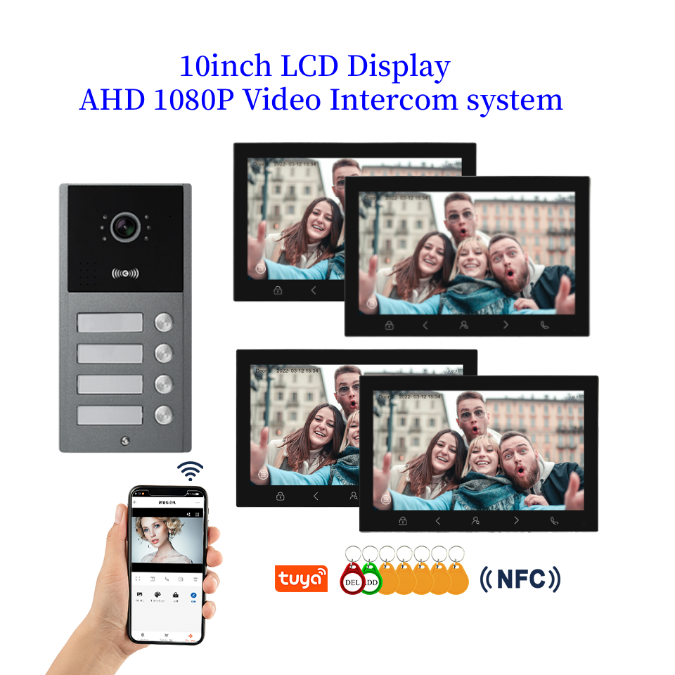 10inch Tuya WIFI Video Interco - Smart Doorbell Wired ulasan dan harga