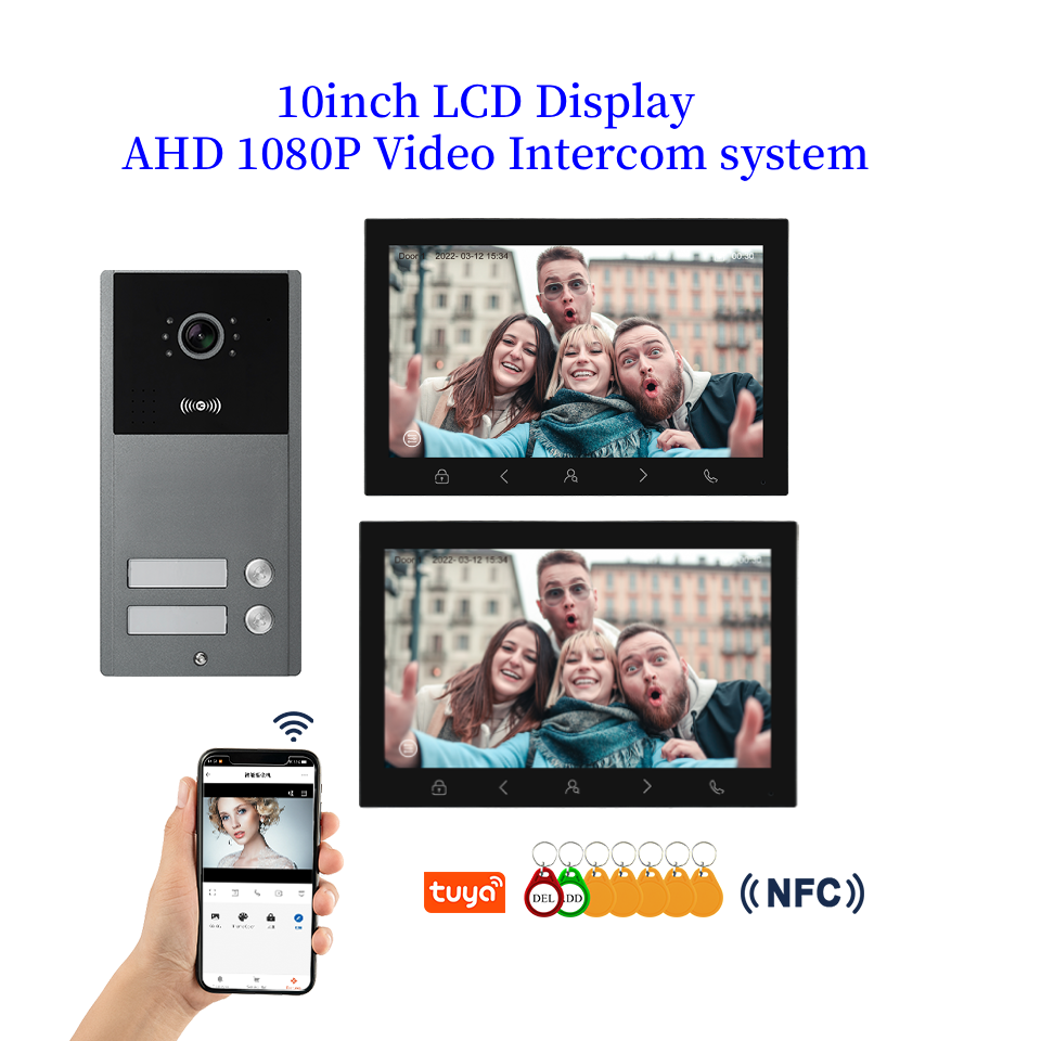 10inch Tuya WIFI Video Interco - Smart Doorbell Wired ulasan dan harga