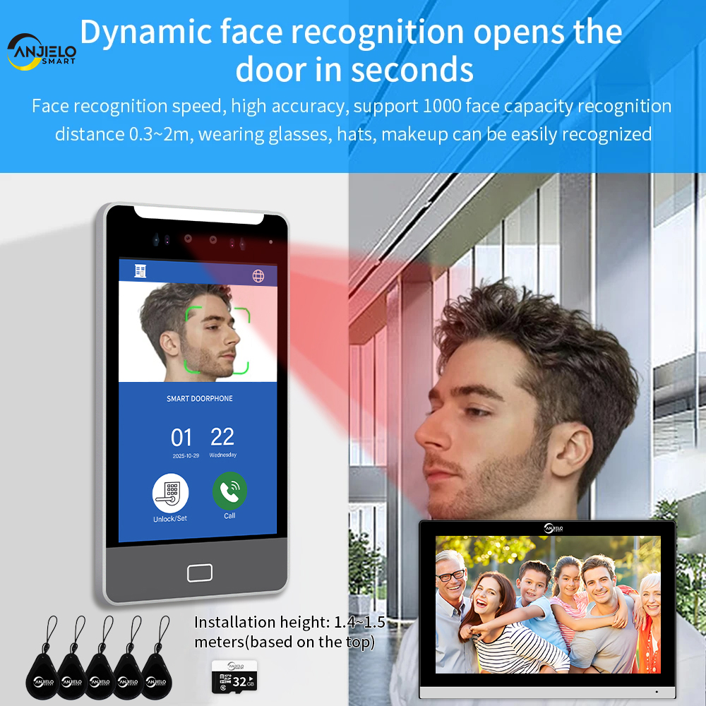 ANJIELO TUYA Smart 5IN1 Unlock - Smart Doorbell Wired ulasan dan harga