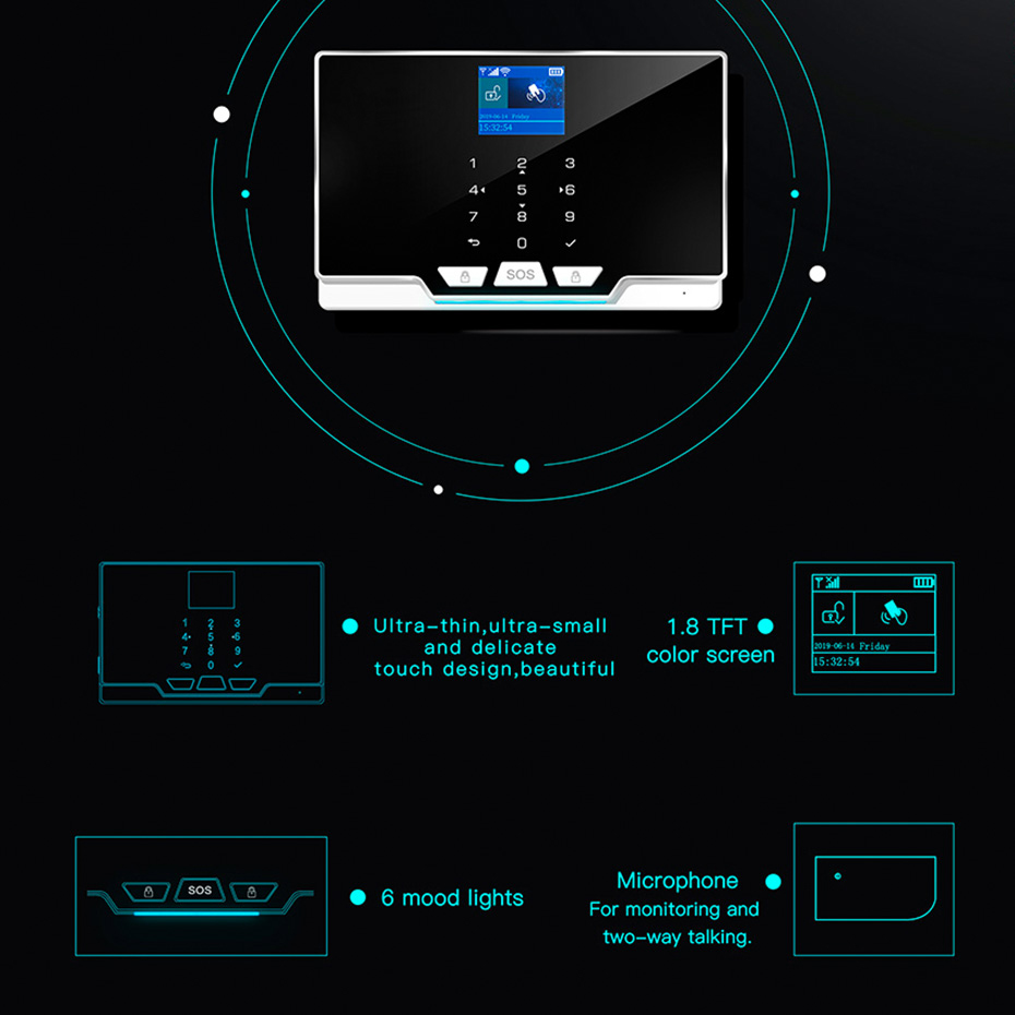 KERUI 433MHz DIY Alarm Kit G20 - Home Automation Diy Kit ulasan dan harga