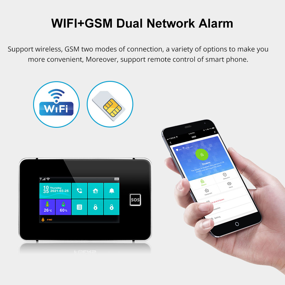 KERUI Tuya Alarm Panel DIY You - Home Automation Diy Kit ulasan dan harga