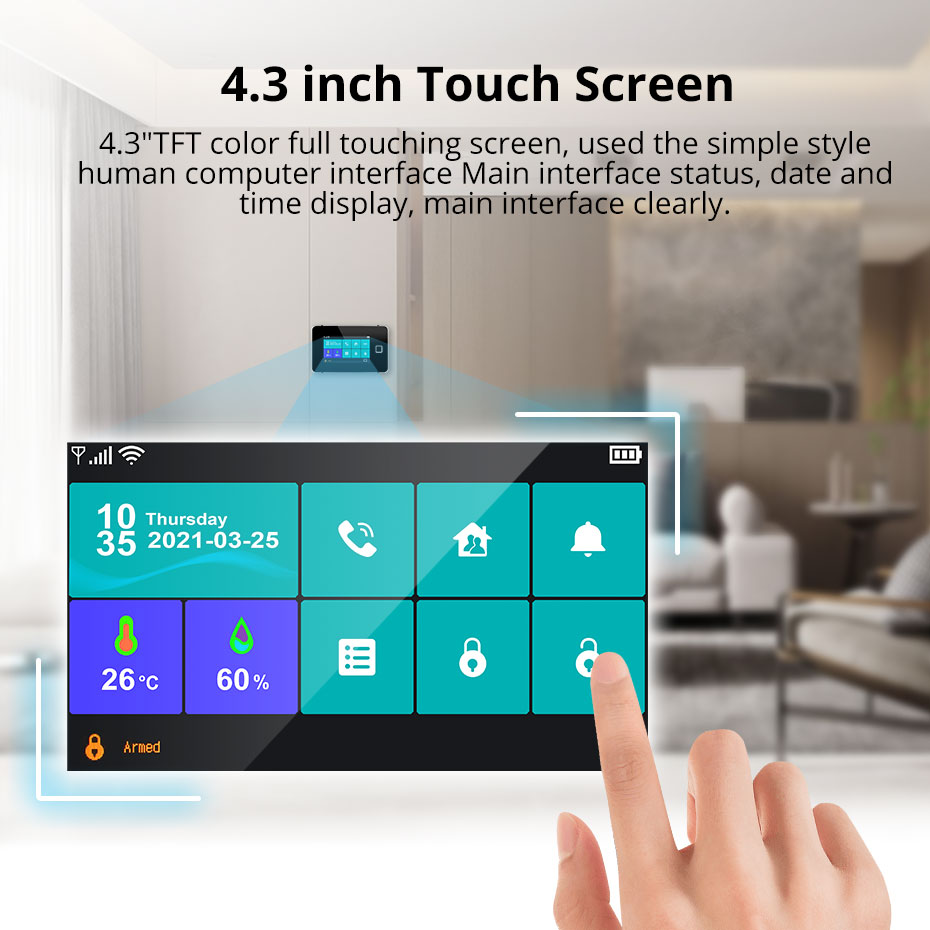 KERUI Tuya Alarm Panel DIY You - Home Automation Diy Kit ulasan dan harga
