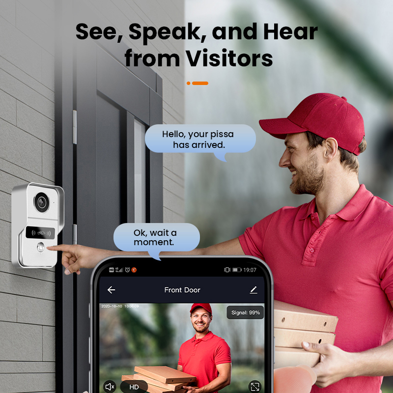 Tuya Smart 1080P Doorbell Came - Smart Doorbell Wired ulasan dan harga