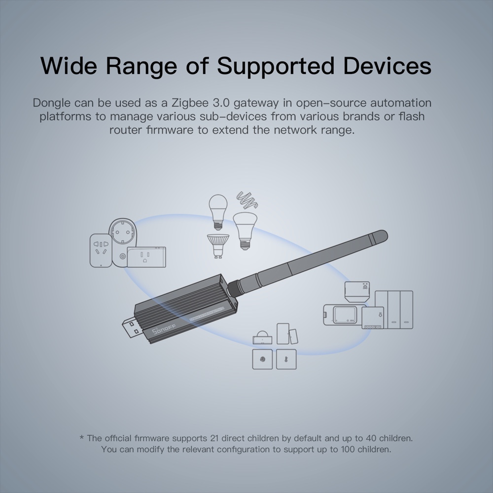 SONOFF ZBDongle-P Zigbee 3.0 U - Zigbee Coordinator Stick ulasan dan harga