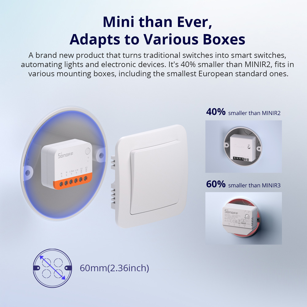 SONOFF MINIR4 Extreme WiFi Sma - Sonoff Basic Switch ulasan dan harga
