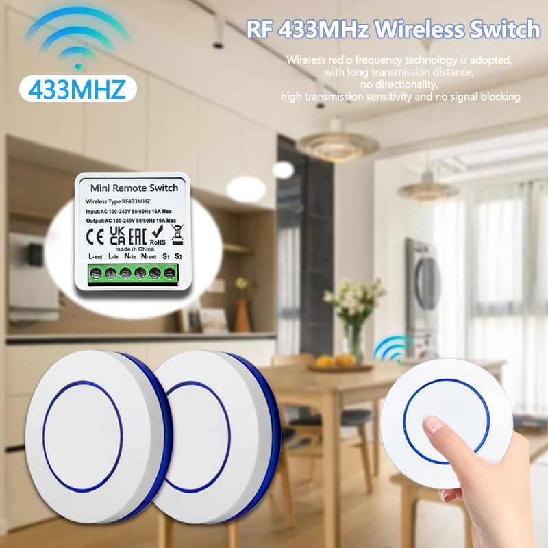 16A Relay Receiver Module 100- - 433Mhz Receiver Module ulasan dan harga