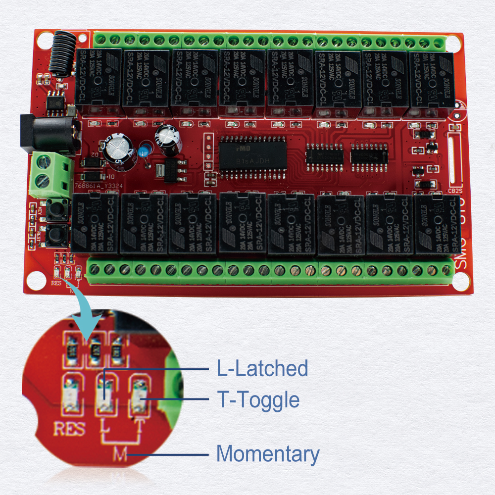 16CH 433MHz RF Wireless Remote - 433Mhz Receiver Module ulasan dan harga
