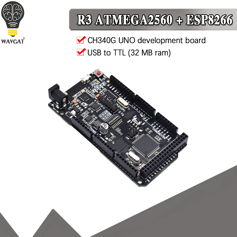 Mega2560 + WiFi R3 ATmega2560+ - Esp8266 Nodemcu Board ulasan dan harga