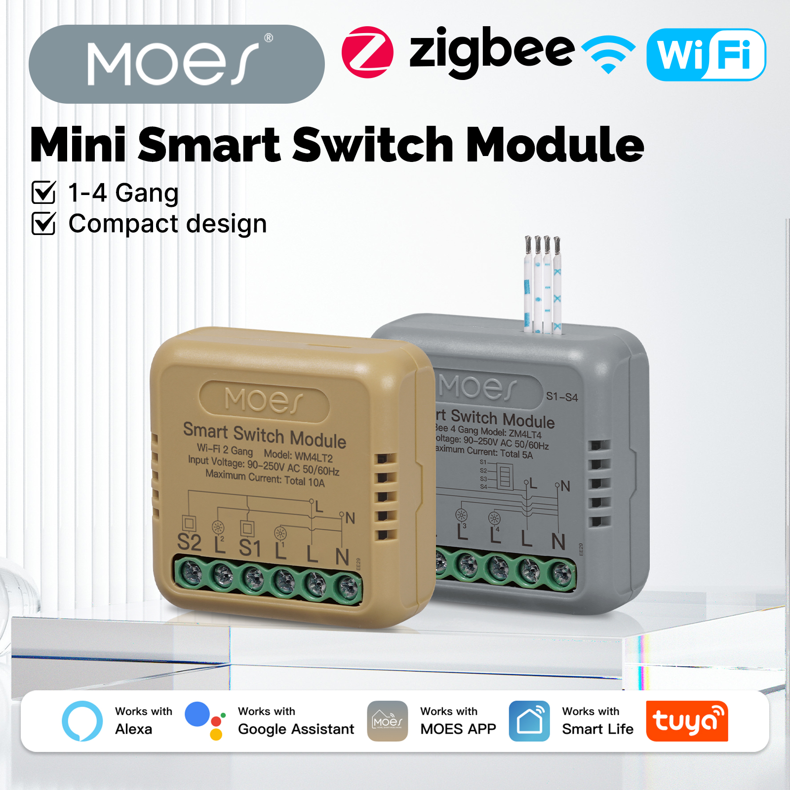 MOES Tuya WiFi Zigbee Mini DIY - Home Automation Diy ulasan dan harga
