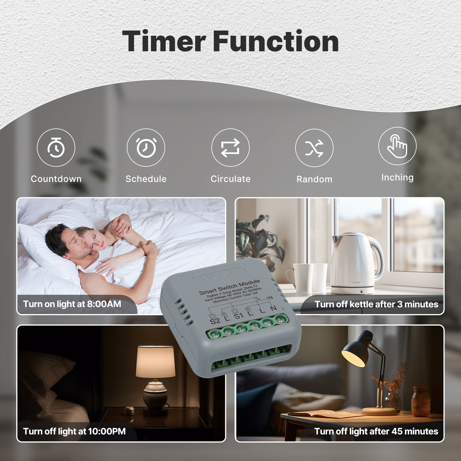 MOES Tuya WiFi Zigbee Mini DIY - Home Automation Diy ulasan dan harga