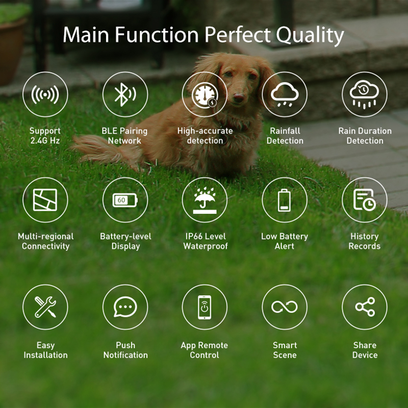 WiFi Rain Sensor Rainfall Dura - Home Automation Technology ulasan dan harga