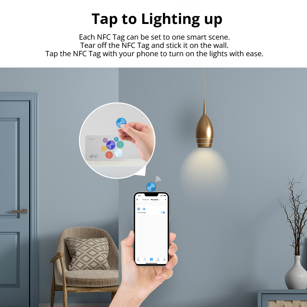 SONOFF NFC Tag Ntag215 Sticker - Sonoff Basic Switch ulasan dan harga