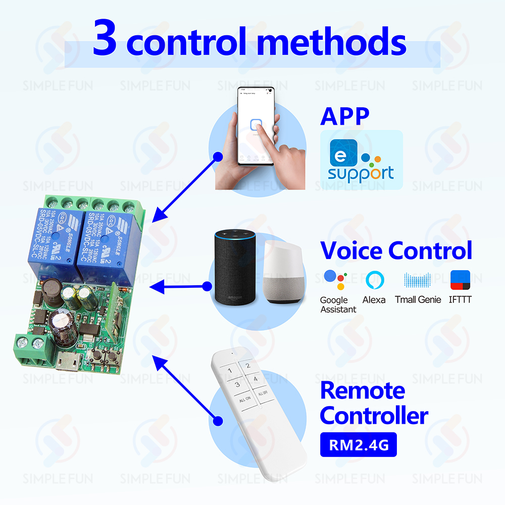EWelink WiFi Smart Switch,DC 5 - Sonoff Basic Switch ulasan dan harga