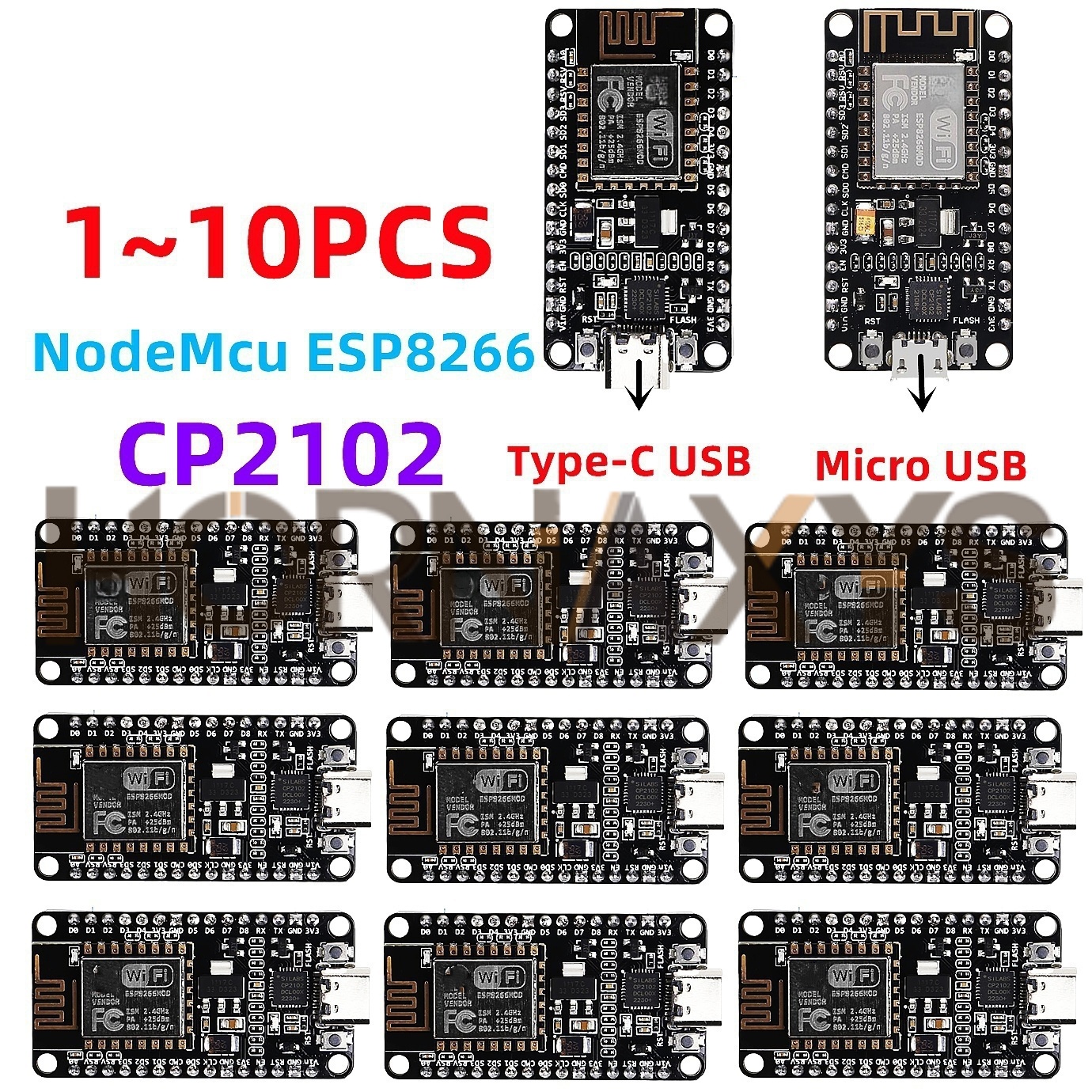 1-10PCS/Wireless Module CP2102 - Esp8266 Nodemcu Board ulasan dan harga