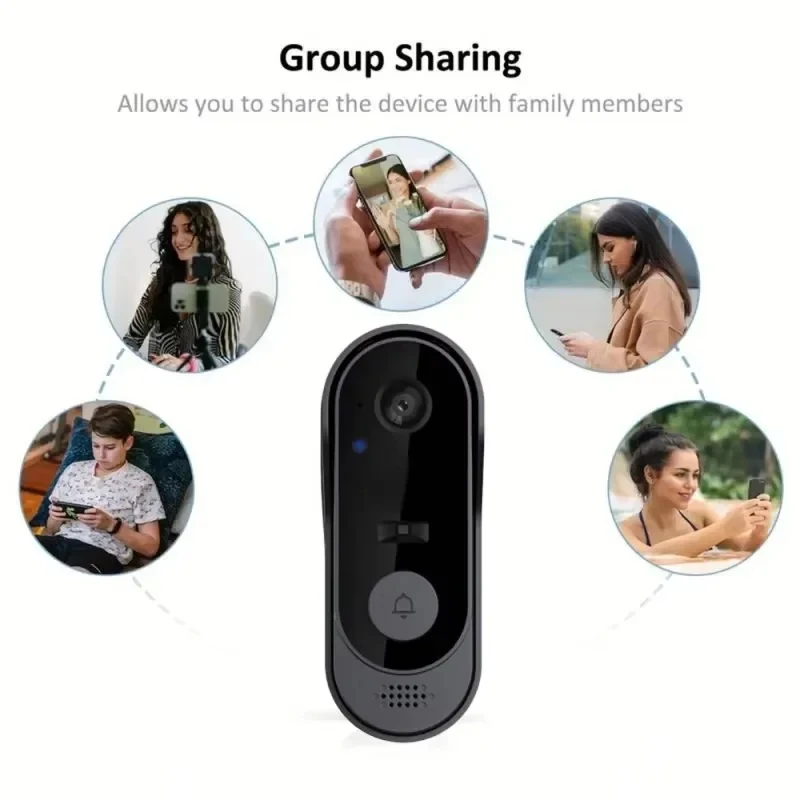 Tuya WIFI Camera Doorbell HD V - Smart Doorbell Wired ulasan dan harga