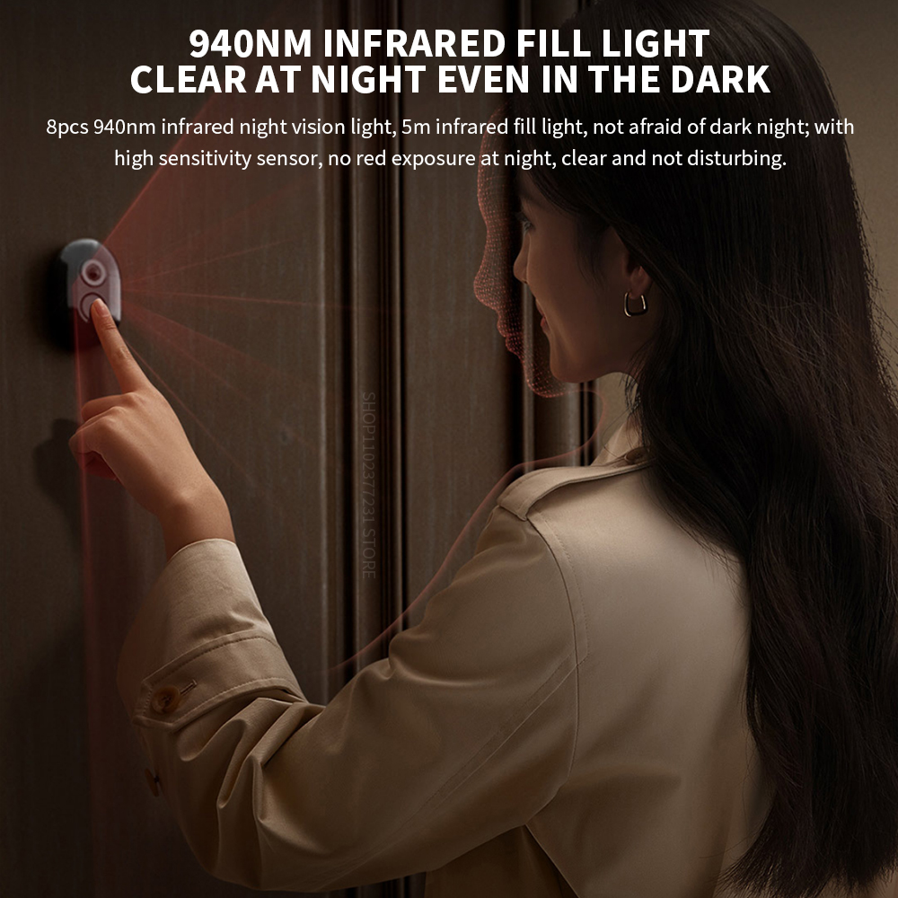 Xiaomi Smart Cat eye 2 WiFi Wi - Smart Doorbell Wired ulasan dan harga
