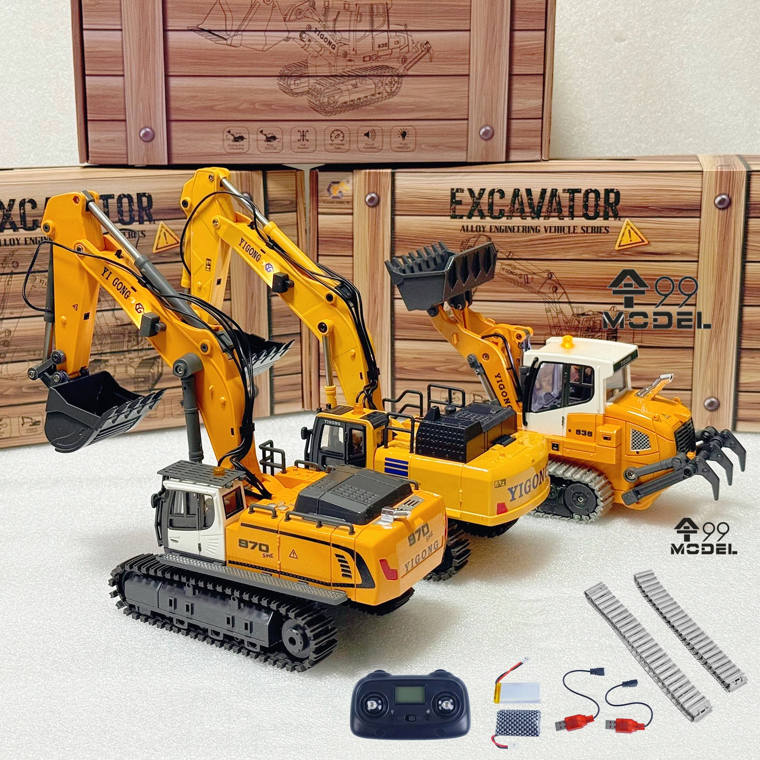 1/50 970 520 Mini RC Excavator - Home Automation Tutorial ulasan dan harga