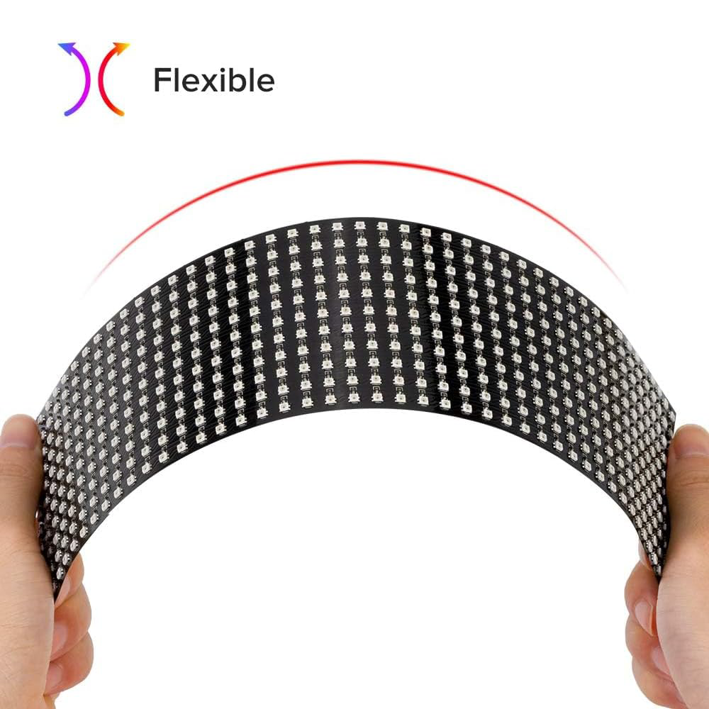 DC5V WS2812B RGB LED Panel Scr - Rgb Led Matrix 8X8 ulasan dan harga