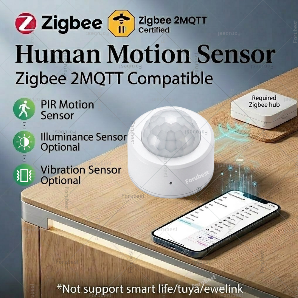 Zigbee 3.0 PIR Motion Sensor H - Home Automation Diy ulasan dan harga