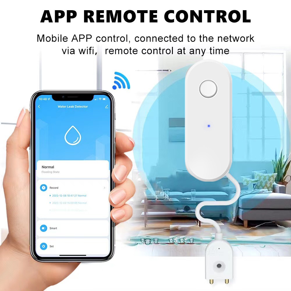 Tuya WiFi Smart Water Leak Sen - Home Automation Technology ulasan dan harga