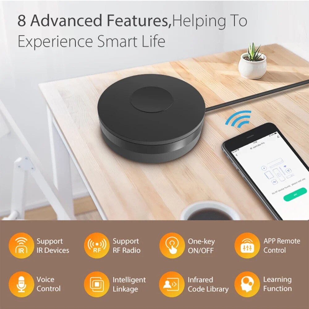 Tuya Smart Wifi RF IR Remote C - Ir Blaster Universal ulasan dan harga