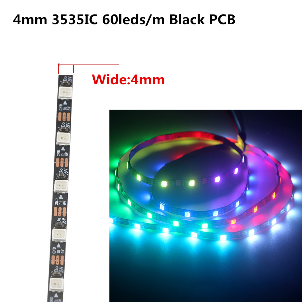 DC 5V Narrow 4mm 5mm 8mm WS281 - Rgb Led Matrix 8X8 ulasan dan harga