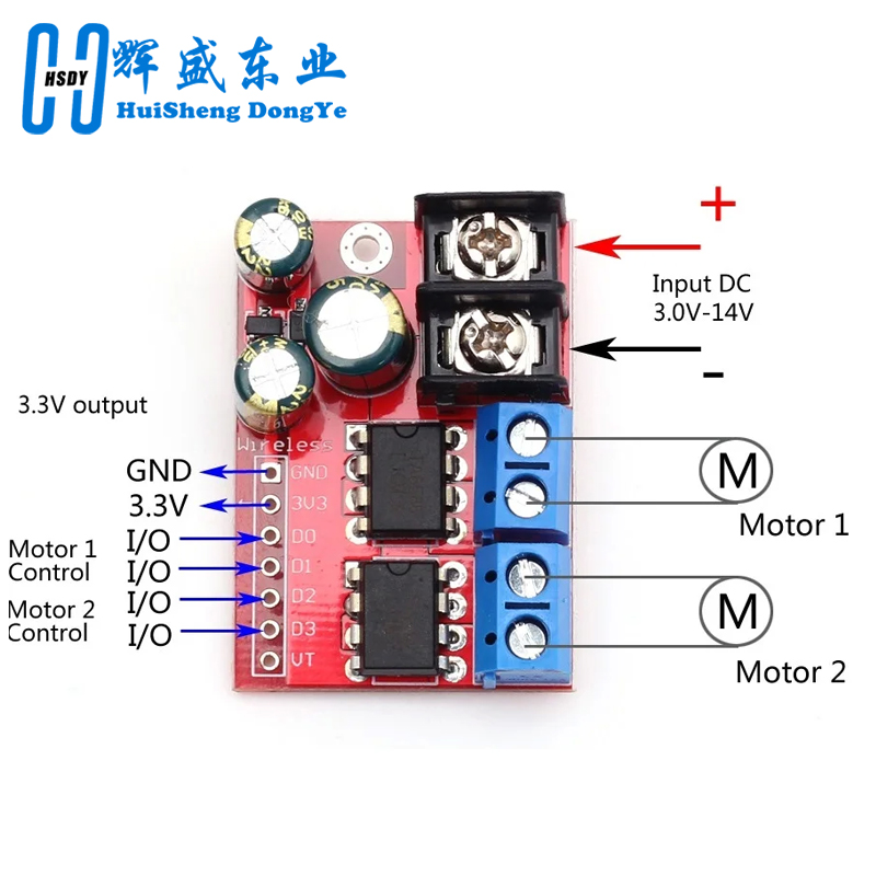 H Bridge Remote Control 5A 3V- - Level Shifter 3.3V ulasan dan harga